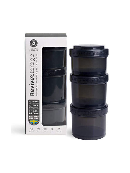 SmartShake Smart Shaker Proteine 550ml Plastic Negru