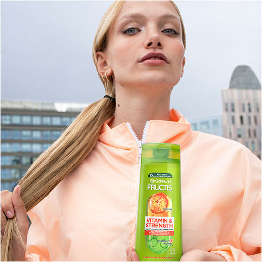Garnier Fructis Vitamin & Strength Σετ Περιποίησης Μαλλιών Αναδόμησης & Θρέψης με Σαμπουάν & Serum 2τμχ