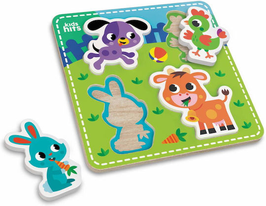 Puzzle Din Lemn Pentru Copii Pegged Kids Hits