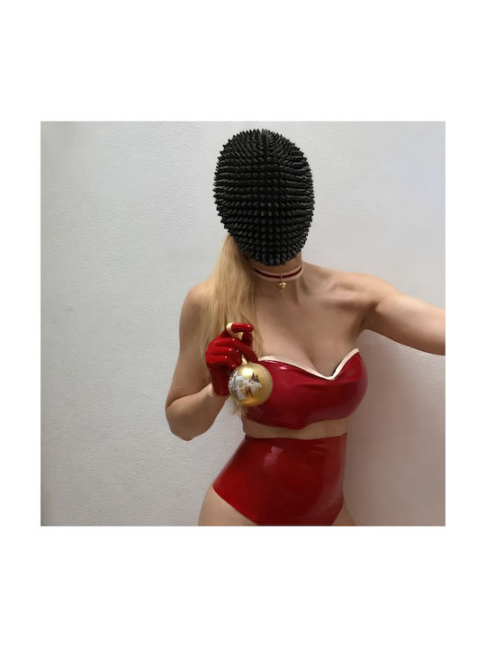 Resteq Latex Maske Dornen Schwarz Ein Originelles Accessoire Cosplay Themenveranstaltungen