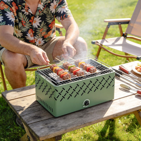 Outsunny Portable Charcoal Grill 29x29cm