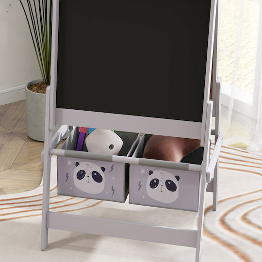 Aiyaplay Kids Double Sided Floor Markerboard / Blackboard 54x46.5x93cm