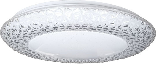 Eko Light Πλαφονιέρα Οροφής Λευκή με Ενσωματωμένο LED