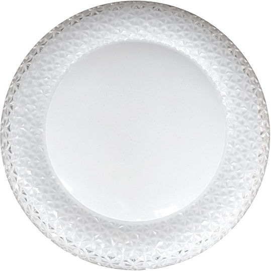 Eko Light Πλαφονιέρα Οροφής Λευκή με Ενσωματωμένο LED