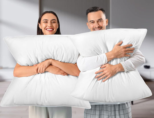 Μαξιλάρι Ύπνου Polyester 80x80cm 2τμχ