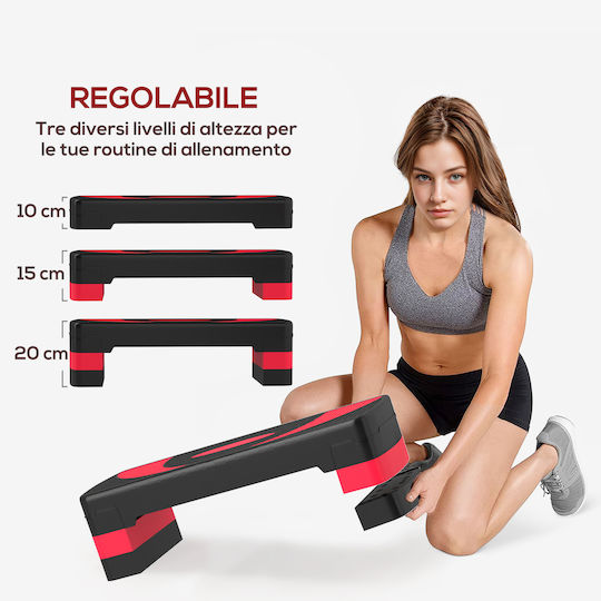 HomCom Aerobic Stepper με Ρυθμιζόμενο Ύψος