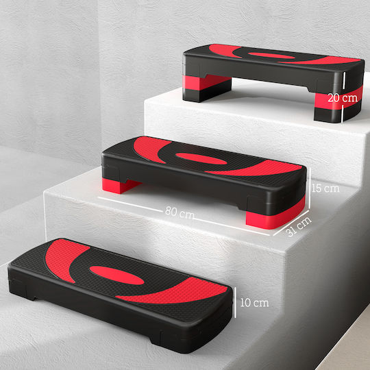 HomCom Aerobic Stepper με Ρυθμιζόμενο Ύψος