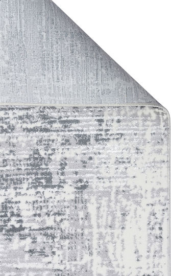 SteweHome Rutschfester Flur Teppich Grau 80x150cm