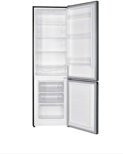 Heinner Fridge-Freezer 262l H180xW55xL56cm Textured Anthracite Grey HC-HM262DGE++
