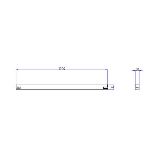 Universe LED Linear Ceiling Light 40W Warm to Cool White