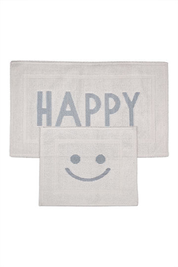 SteweHome Set Covoare De Baie Din Bumbac STE-029402-P29402 Gri 60x100cm 2 Bucăți