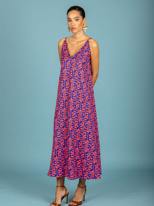 Summer Midi Dress Red
