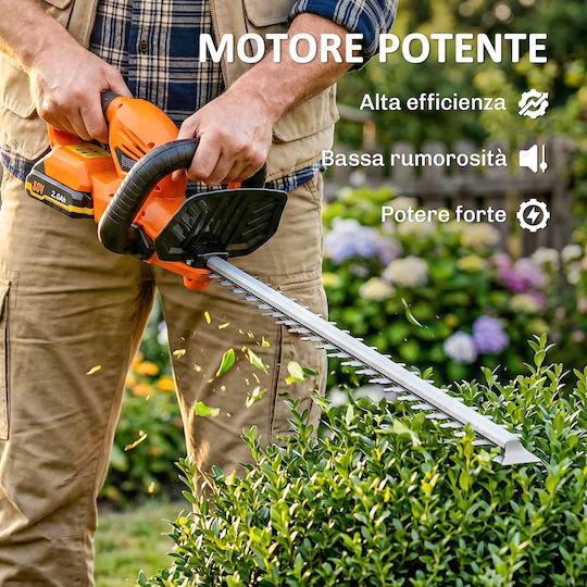 Outsunny 84H-741V90OG Μπορντουροψάλιδο Μπαταρίας 18V με Μήκος Λάμας 51cm
