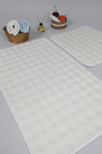SteweHome Non-Slip Set Bath Mats STE-029843-V66300 Beige 50x80cm 2 Pieces