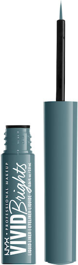 NYX Professional Makeup Vivid Brights Liquid Eye Liner 01 Cyan Simp 2ml