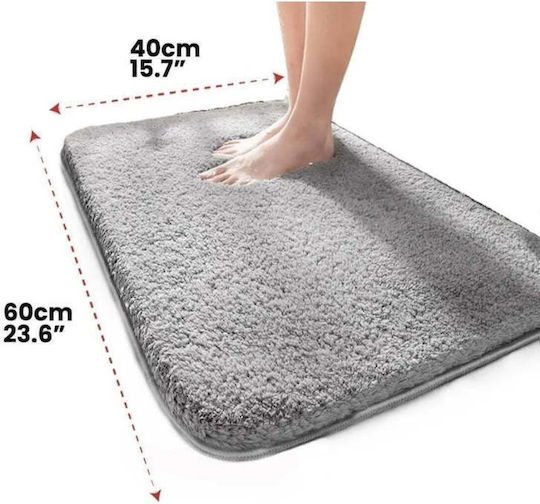 SteweHome Rutschfestes Badematten STE-029988-P29988 Grau 40x60cm