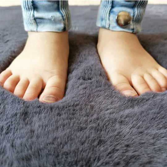 SteweHome Non-Slip Bath Mats Set STE-029959-P29959 Gray 60x100cm 3 Pieces