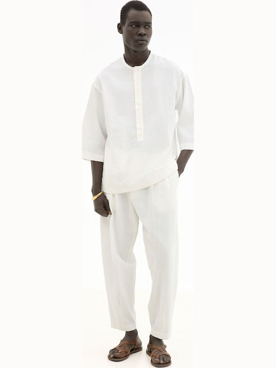 Trousers In Relaxed Fit White