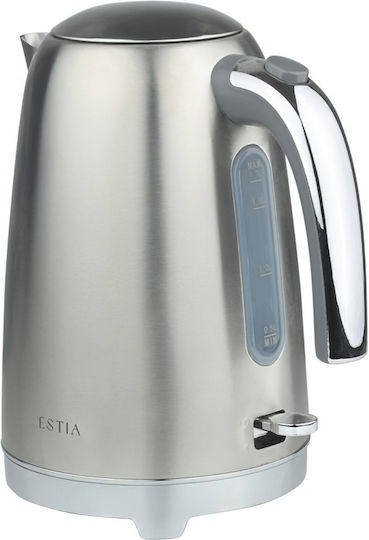 Estia Inoxsense Βραστήρας 1.7lt 2200W Ασημί