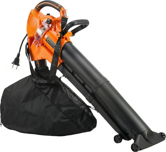Outsunny Handheld Electric Leaf Blower Vacuum 3000W with Maximum Air Speed 260km/h