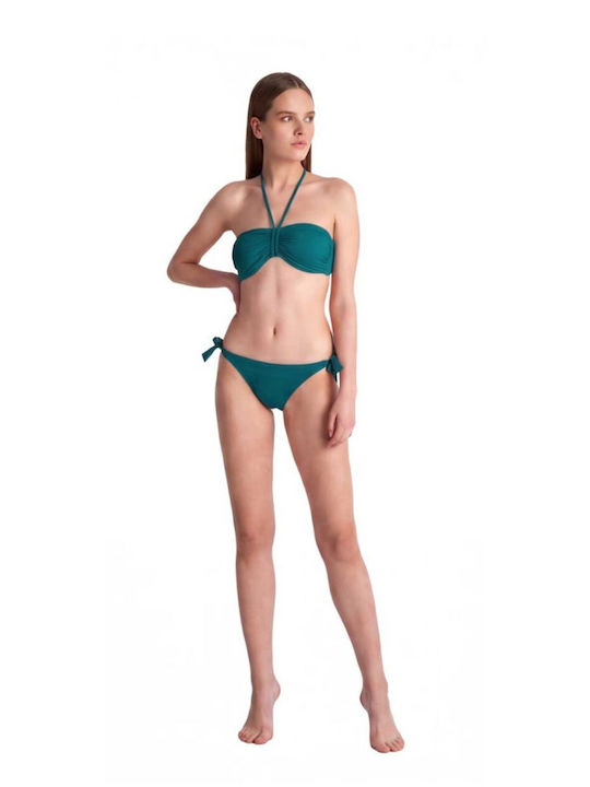 Bikini Slip Πετρόλ