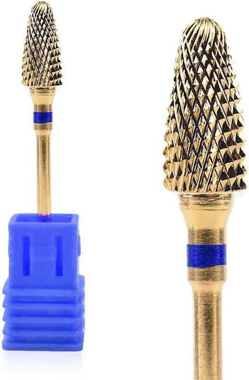 Carbide Nail Drill Bit Cone Shape Blue