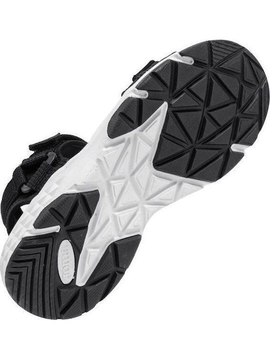 Damen Flache Sandalen Schwarz