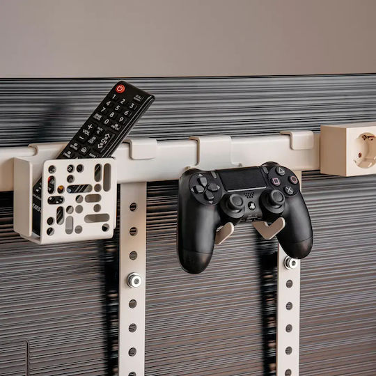 Remote Control Accessories Holder Pedestal Remote Box Mount Cream