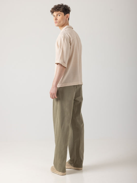 Ae Er Short Sleeve Shirt Beige