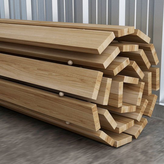 Outsunny Διάδρομος για Δάπεδο Κήπου από Ξύλο 120x38εκ.
