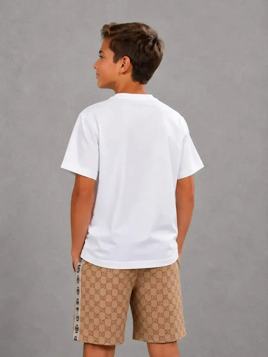 Kids Short-Sleeved Blouse White