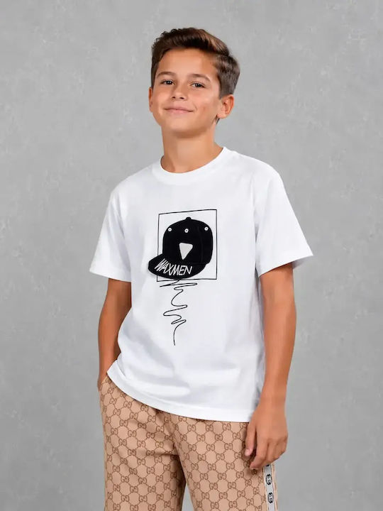 Kinderoberteile T-Shirt Weiß