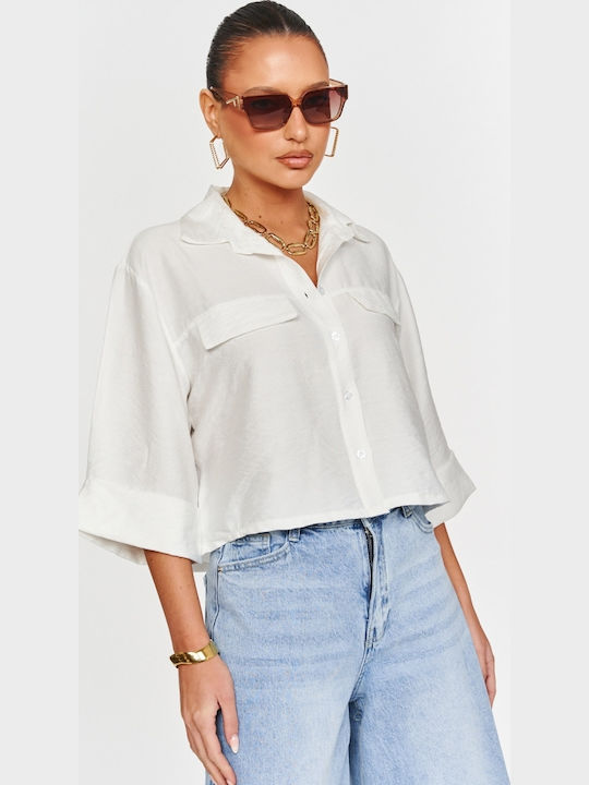 Long Sleeve Women's Shirt White