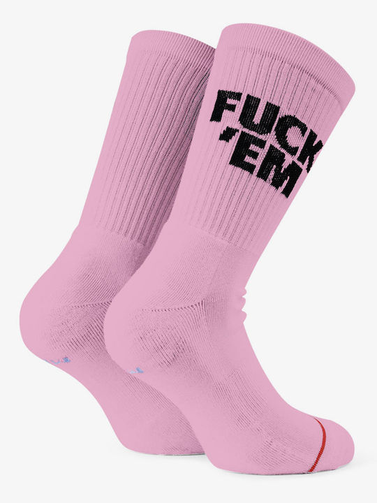 Bee. Unusual. Og Fuck Em Men's Socks Pink