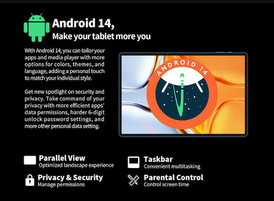 Teclast T70 4G 14 Zoll Tablet (8GB/128GB) Blau