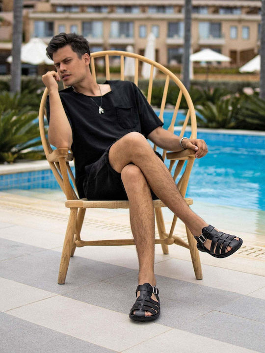 Men's Anatomical Sandals Menelaos Black
