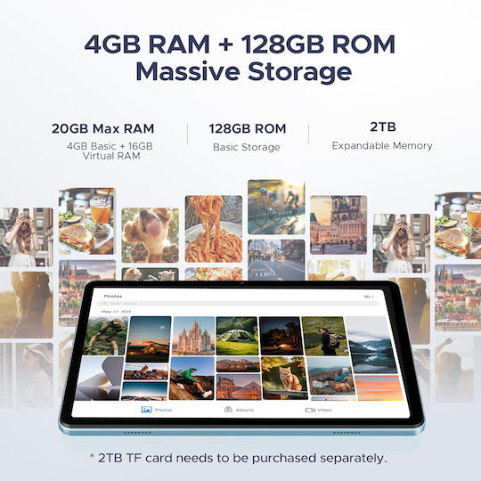 Doogee Tab A9 Pro 10.1" (4GB/128GB/Πληκτρολόγιο/Στυλό Αφής/Θήκη) Μαύρο