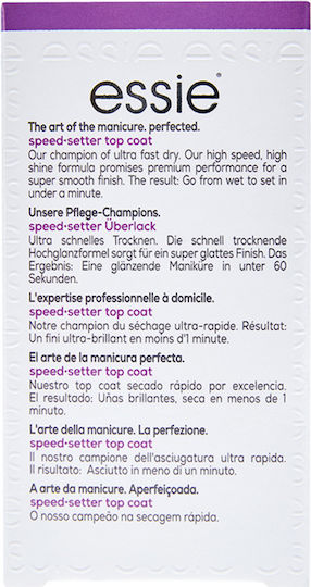 Essie Speed Setter Top Coat για Απλά Βερνίκια Quick Dry 13.5ml