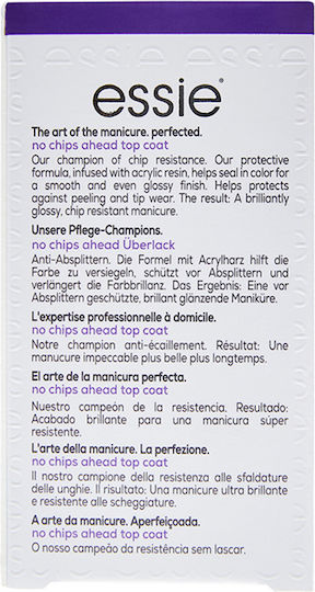 Essie No Chips Ahead Top Coat for Regular Nail Polish 13.5ml