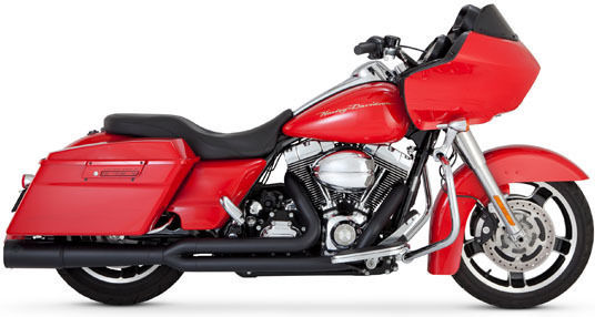 Vance & Hines Motorrad Auspuffanlagen 2-1 Pro Pipe Pcx Harley Davidson '10 '16 Flt Touring Schwarz Matt Exhaust Schwarz