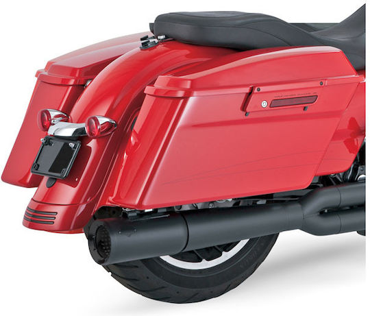 Vance & Hines Motorrad Auspuffanlagen 2-1 Pro Pipe Pcx Harley Davidson '10 '16 Flt Touring Schwarz Matt Exhaust Schwarz