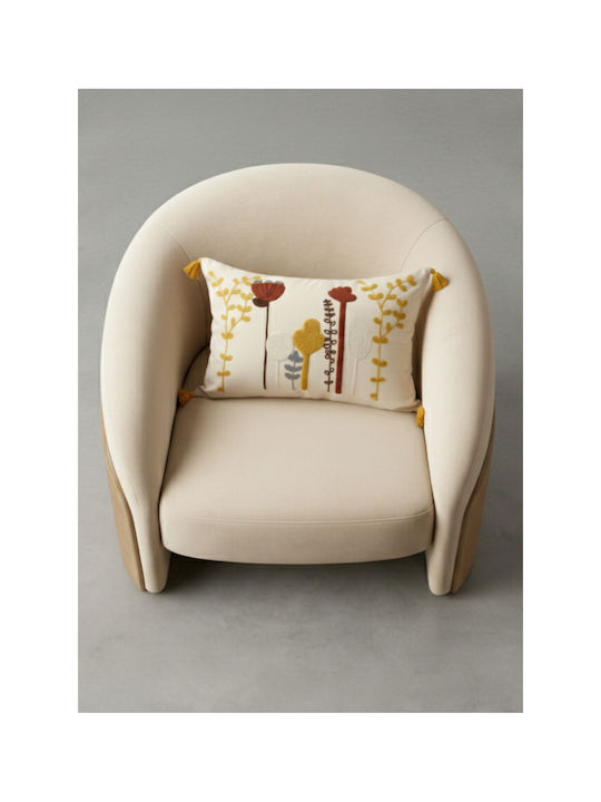 SteweHome Decorative Pillow Case Beige 35x55cm