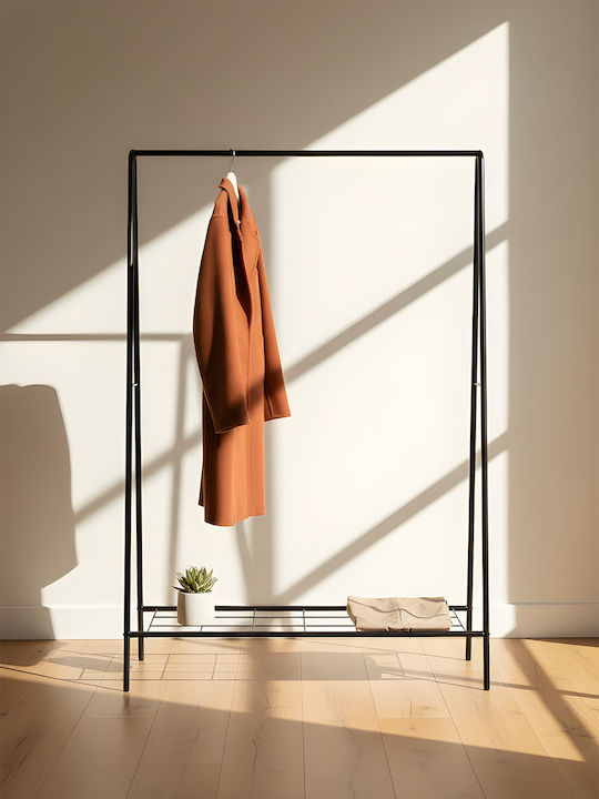 SteweHome SteweHome Kleiderständer aus Metall Schwarz 100x100x152cm