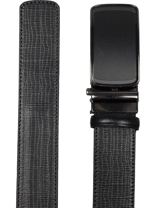 Herren Gürtel Leder Schwarz