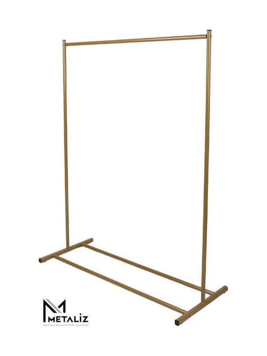 SteweHome SteweHome Kleiderständer aus Metall Gold 100x42x125cm