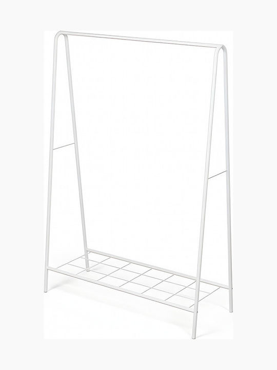 SteweHome Cremasteră de Podea din Metal Albă 100x152cm