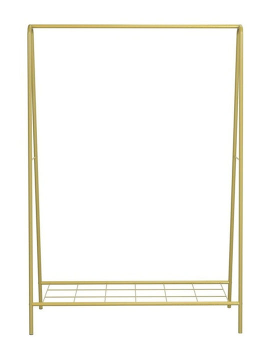 SteweHome Kremastră De Podea Din Metal Aurie 100x152cm