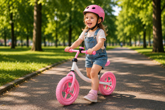 Kinder Balancefahrrad Weiß