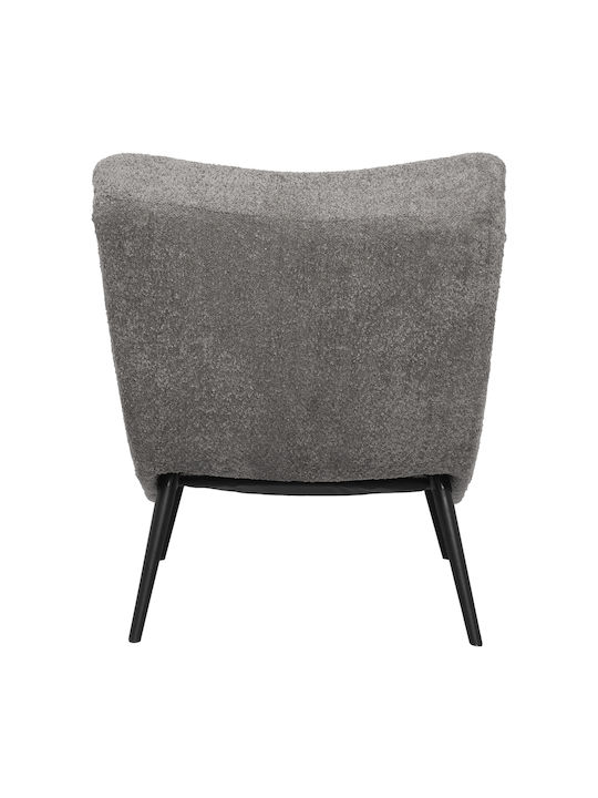 Brym Fotoliu Relax Cu Taburet Gri 97x80x100cm