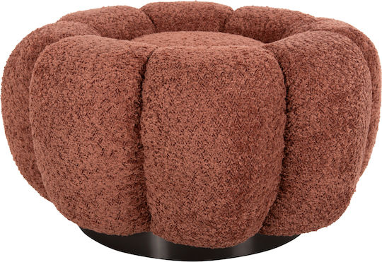 Grymm Sessel Entspannen Drehbar mit Fußhocker Rosa 95x92x68cm